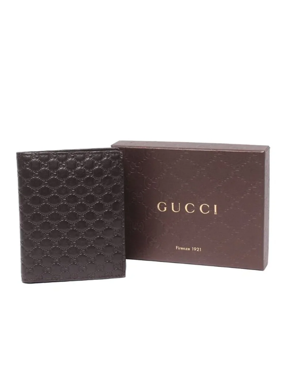 Gucci Bifold Wallet Micro Guccissima